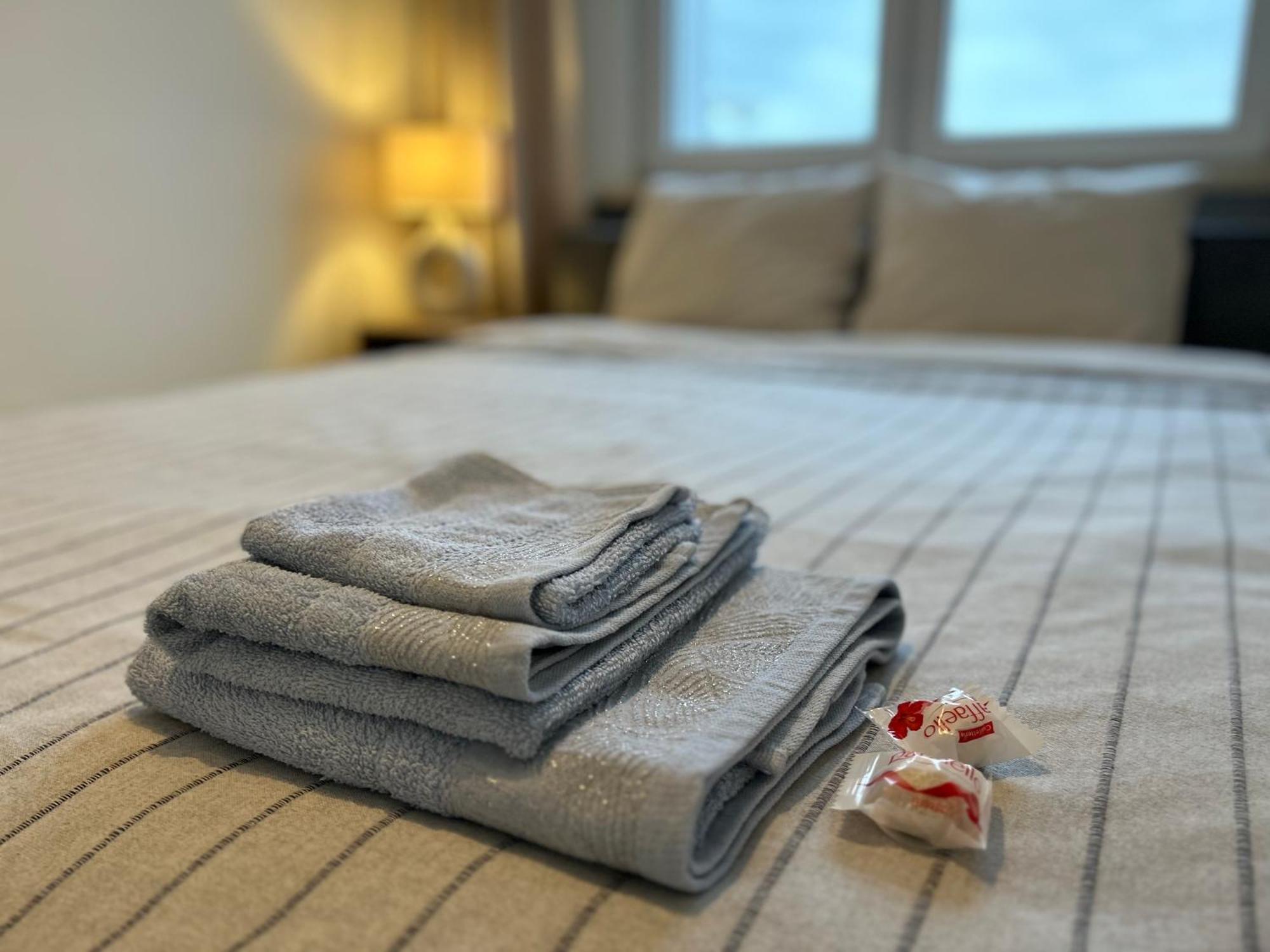 Apartament Z Widokiem Na Gdansk I Zatoke Free & Priv Parking Zewnętrze zdjęcie