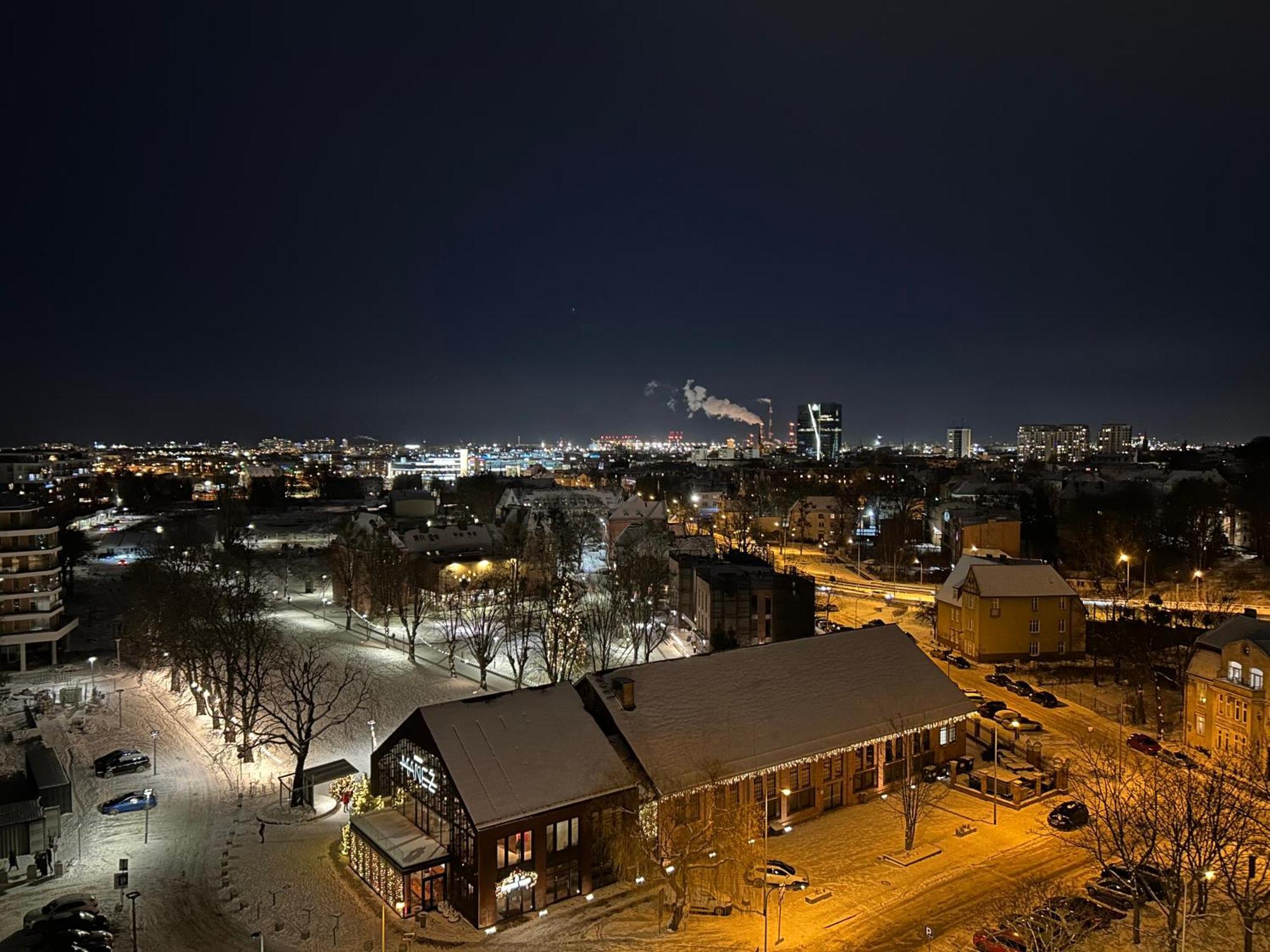 Apartament Z Widokiem Na Gdansk I Zatoke Free & Priv Parking Zewnętrze zdjęcie